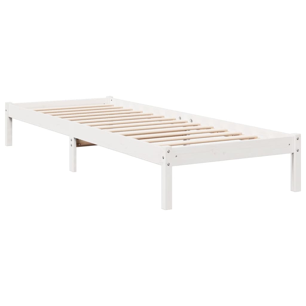 ekstra lang sengeramme uden madras 80x210 cm massivt fyrretræ