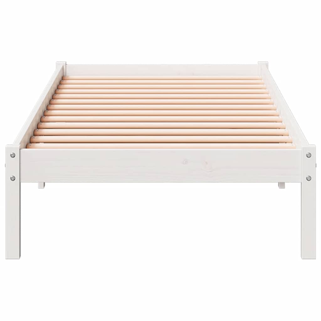 ekstra lang sengeramme uden madras 90x210 cm massivt fyrretræ