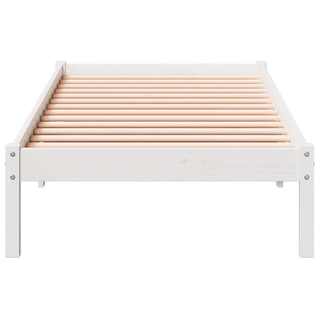 ekstra lang sengeramme uden madras 100x210 cm massivt fyrretræ