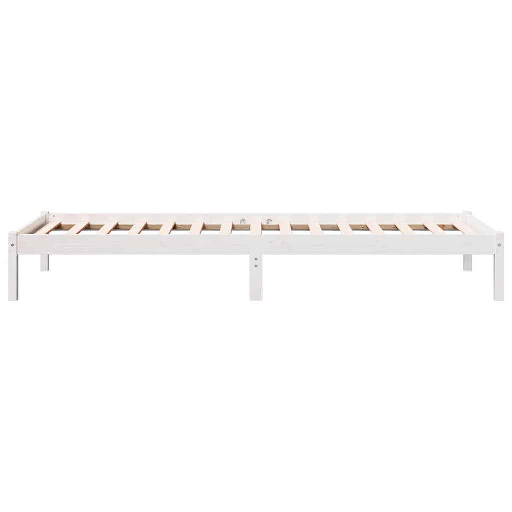 ekstra lang sengeramme uden madras 100x210 cm massivt fyrretræ