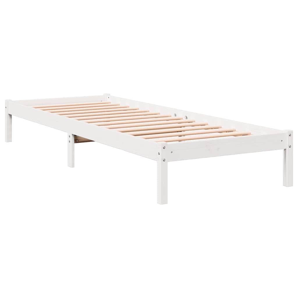 ekstra lang sengeramme uden madras 100x210 cm massivt fyrretræ