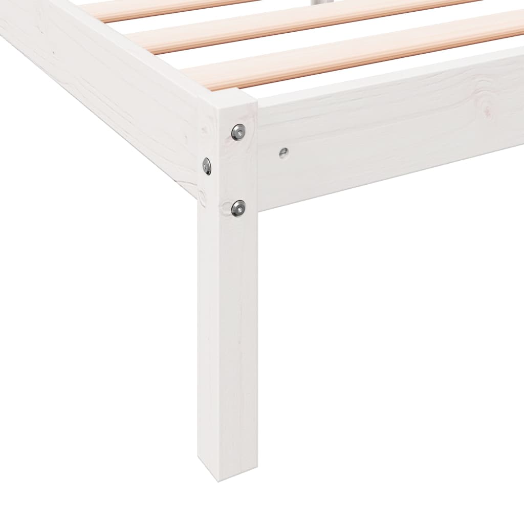 ekstra lang sengeramme uden madras 160x210 cm massivt fyrretræ