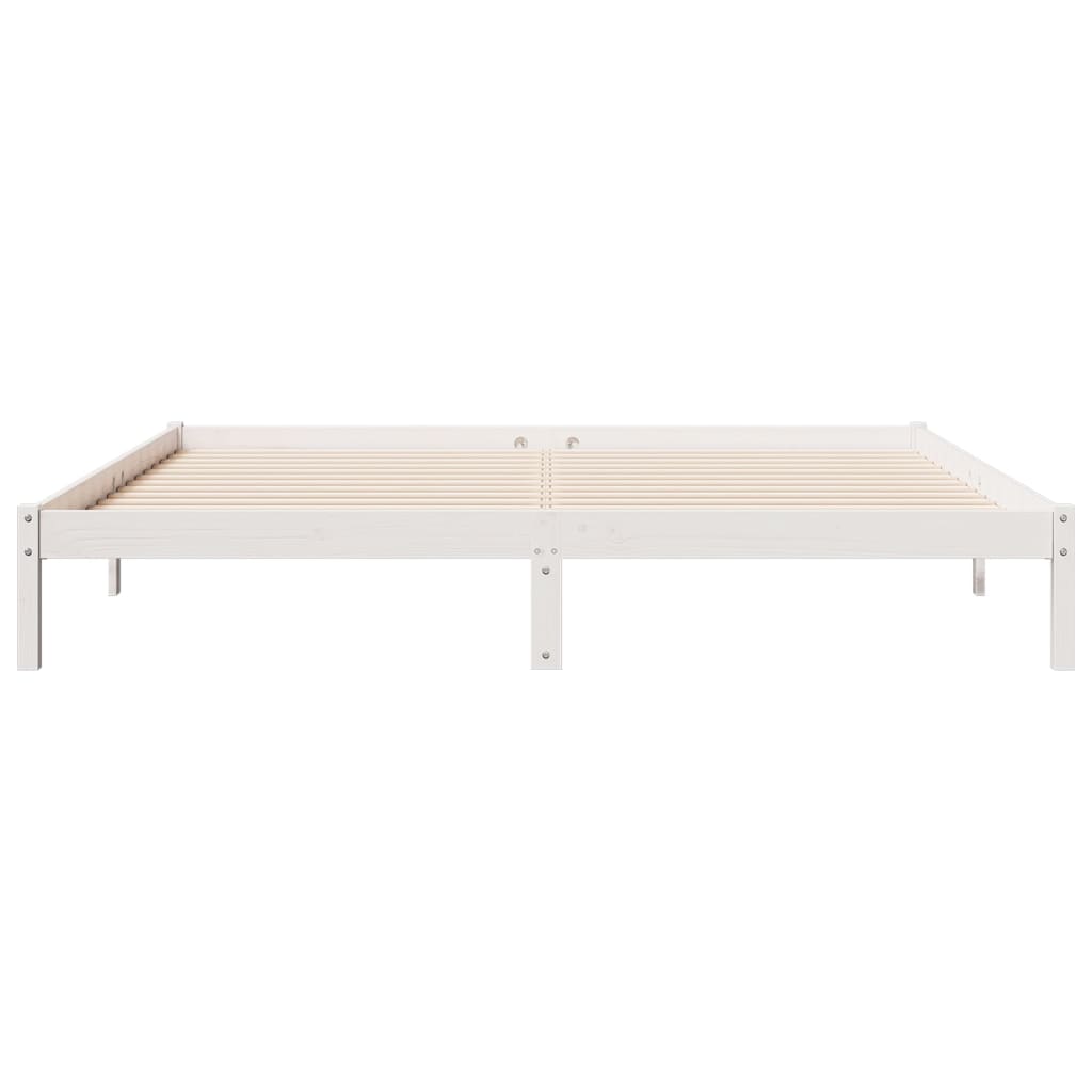 ekstra lang sengeramme uden madras 180x210 cm massivt fyrretræ