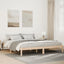ekstra lang sengeramme uden madras 200x210 cm massivt fyrretræ