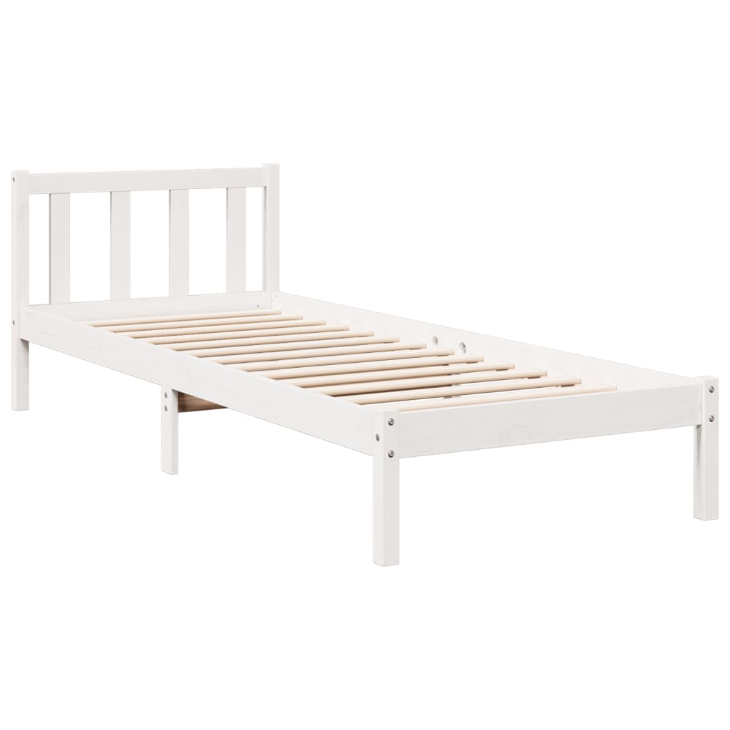 ekstra lang sengeramme uden madras 80x210 cm massivt fyrretræ