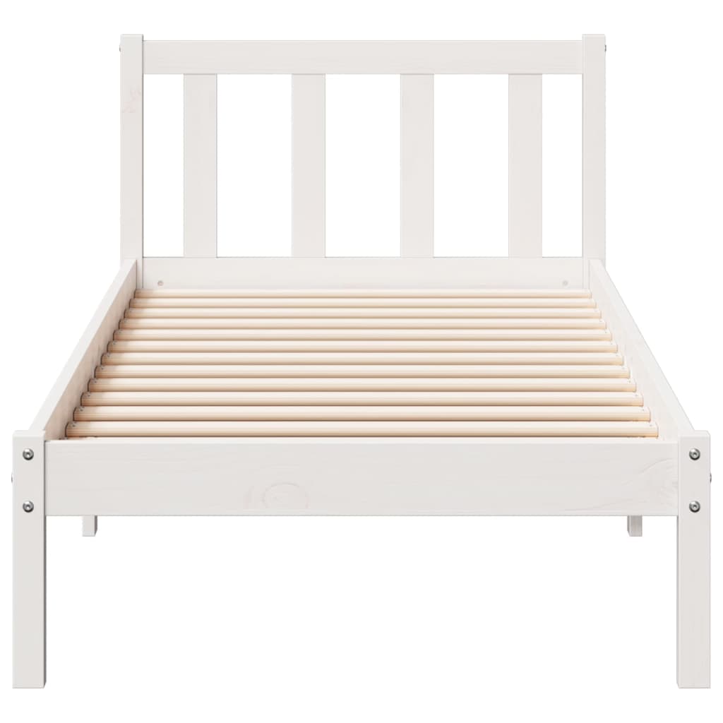 ekstra lang sengeramme uden madras 80x210 cm massivt fyrretræ