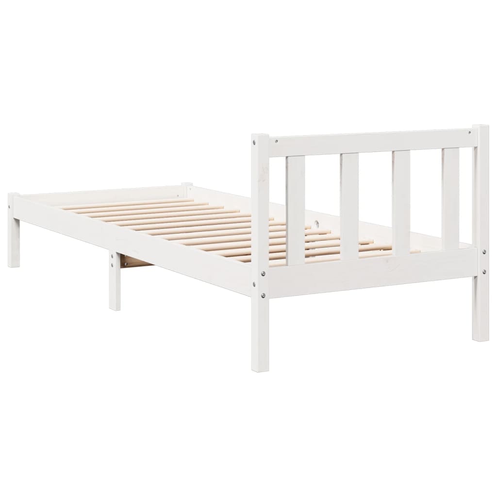 ekstra lang sengeramme uden madras 90x210 cm massivt fyrretræ