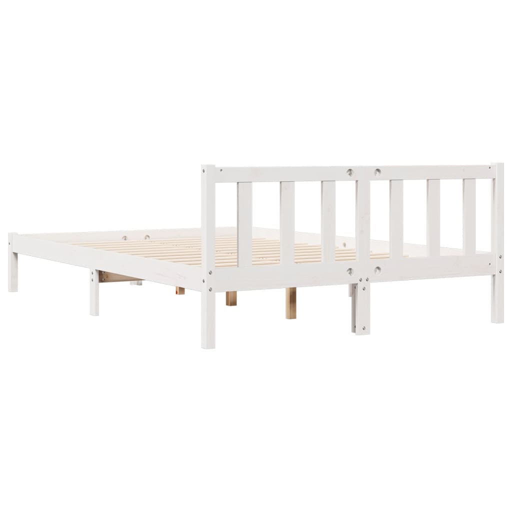 ekstra lang sengeramme uden madras 140x210 cm massivt fyrretræ