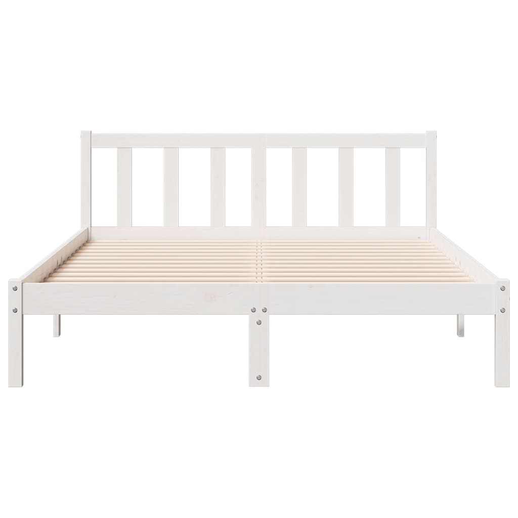ekstra lang sengeramme uden madras 160x210 cm massivt fyrretræ