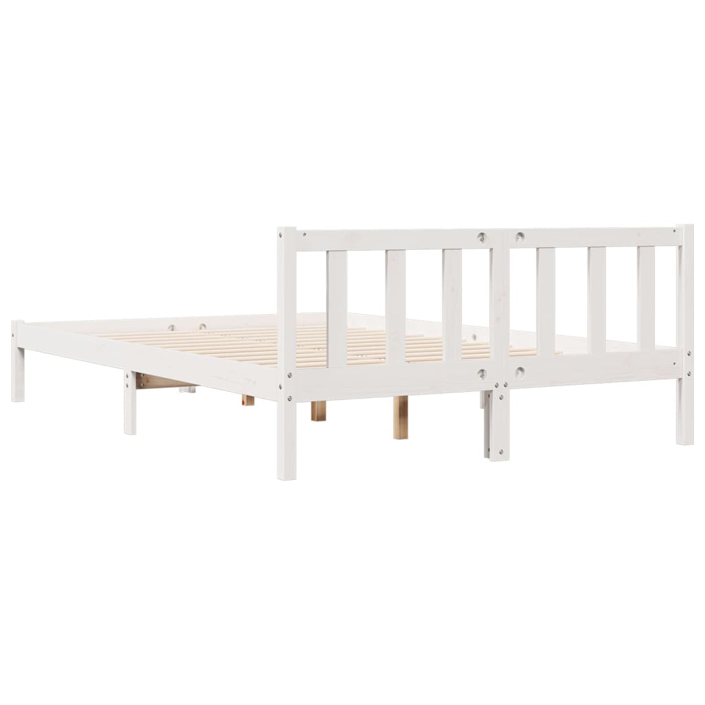 ekstra lang sengeramme uden madras 160x210 cm massivt fyrretræ
