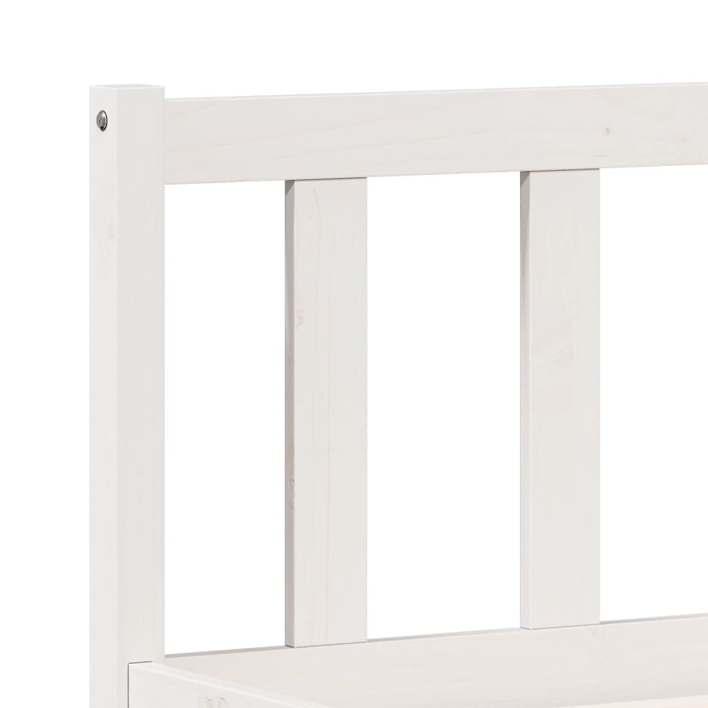 ekstra lang sengeramme uden madras 160x210 cm massivt fyrretræ