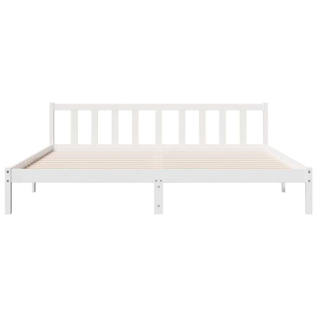 ekstra lang sengeramme uden madras 180x210 cm massivt fyrretræ