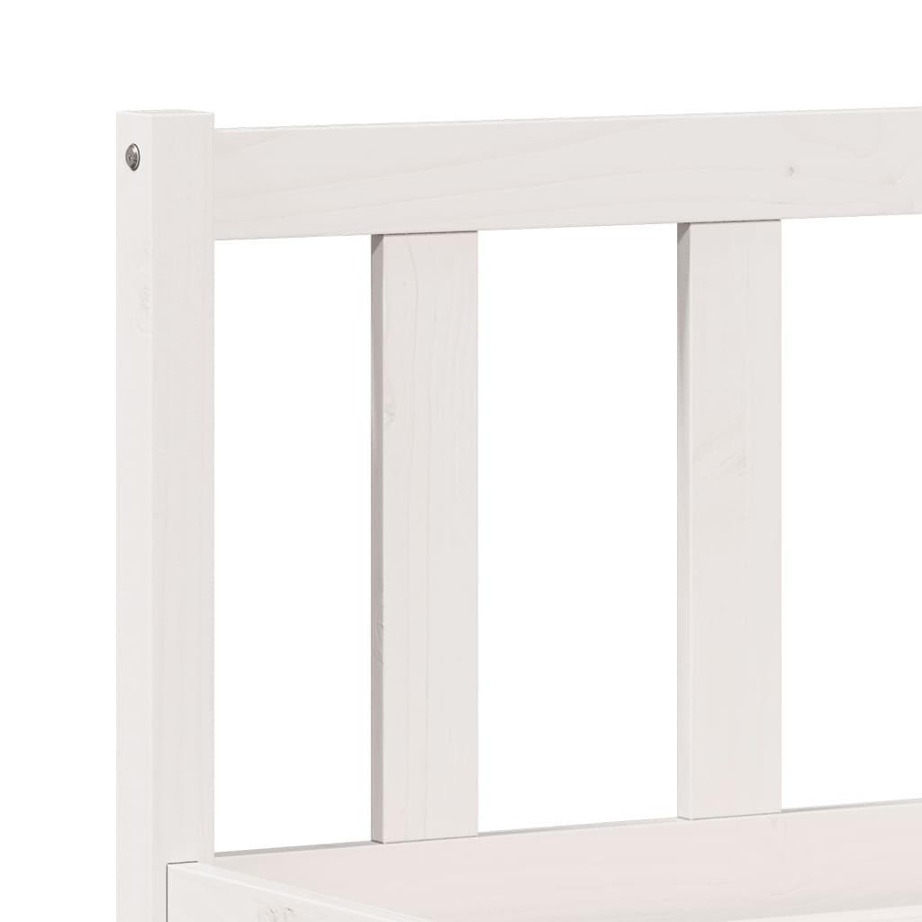 ekstra lang sengeramme uden madras 180x210 cm massivt fyrretræ