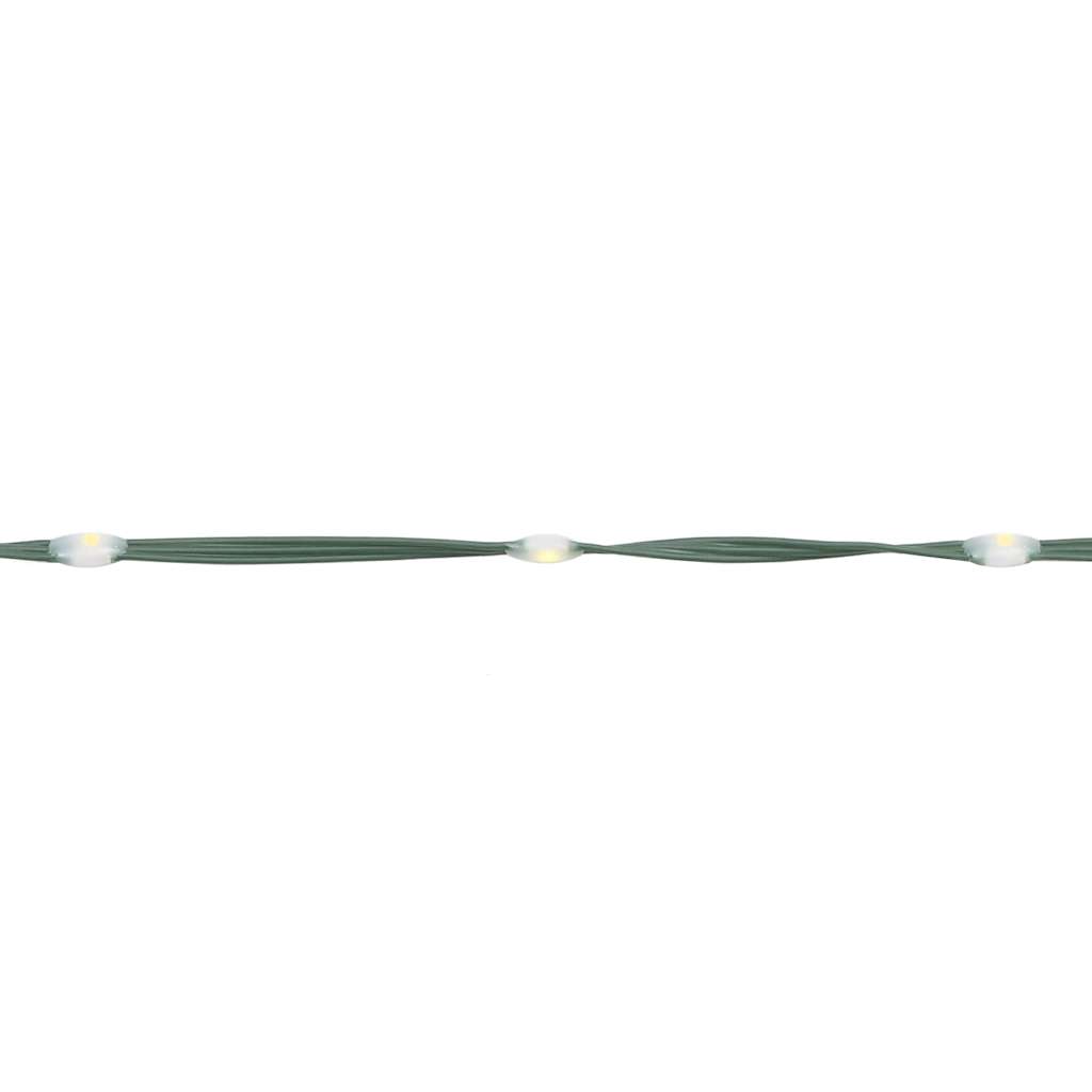 LED-juletræ 475 LED'er 247 cm varmt hvidt lys