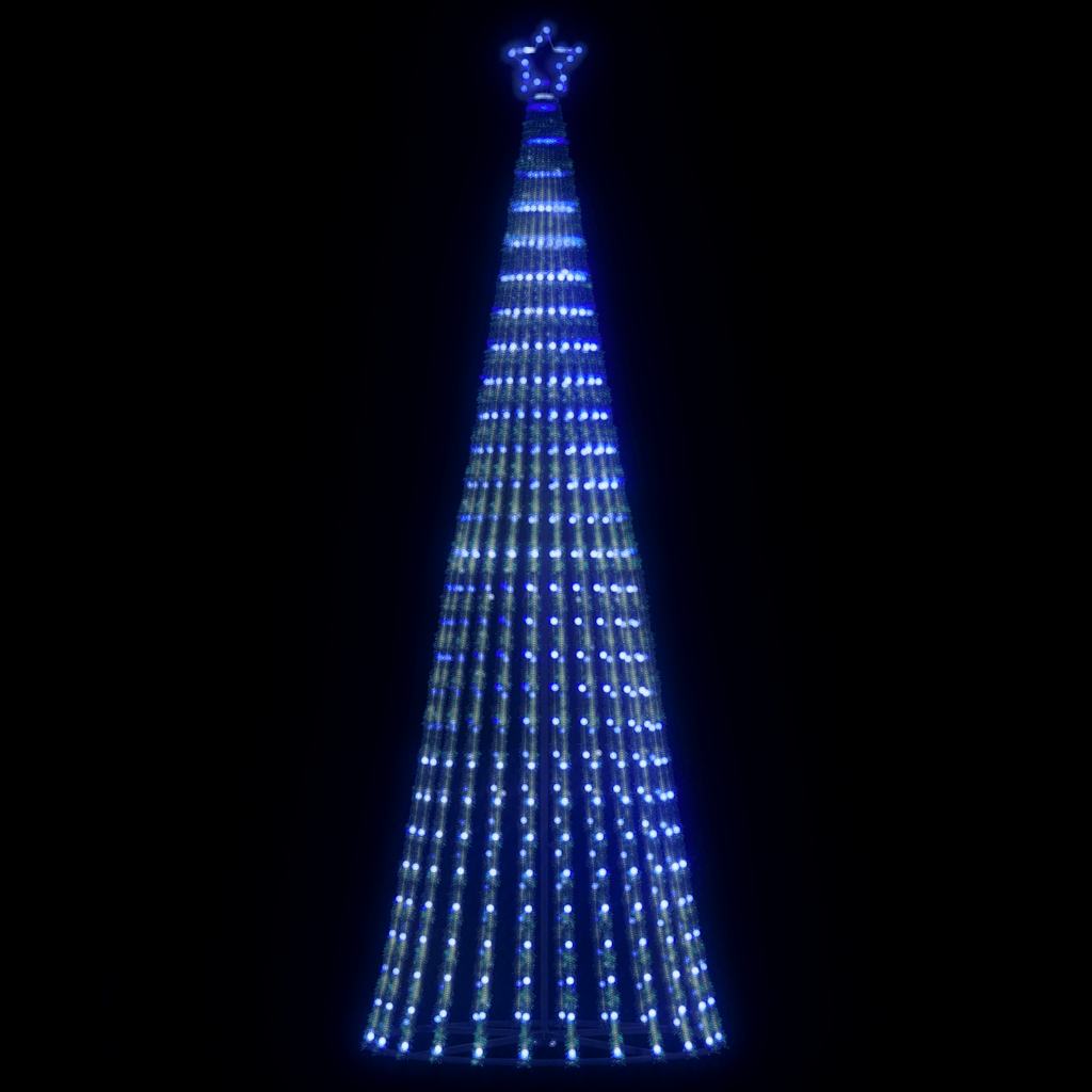 LED-juletræ 475 LED'er 247 cm blåt lys