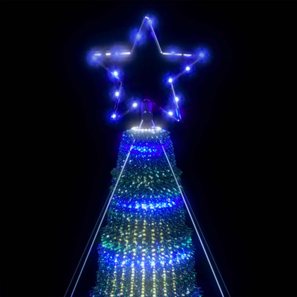 LED-juletræ 1028 LED'er 403 cm blåt lys