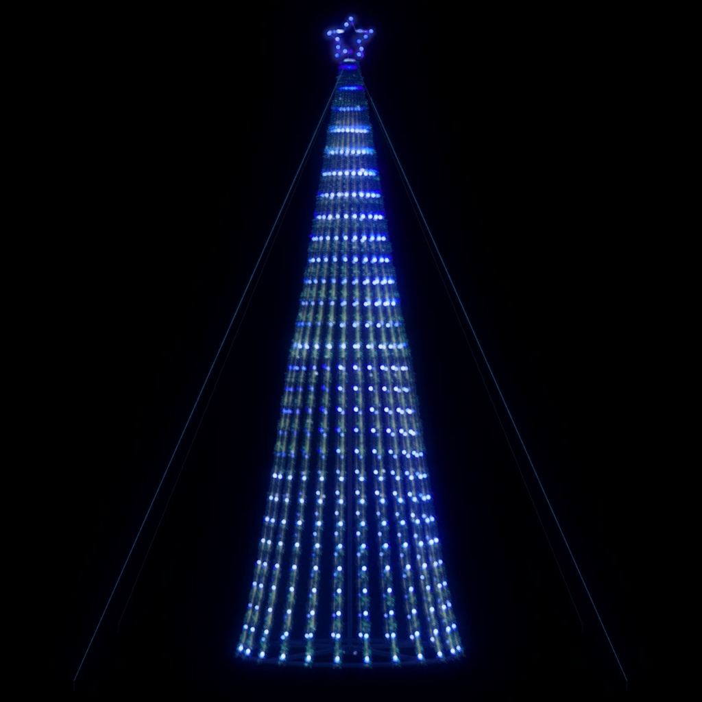 LED-juletræ 1028 LED'er 403 cm blåt lys