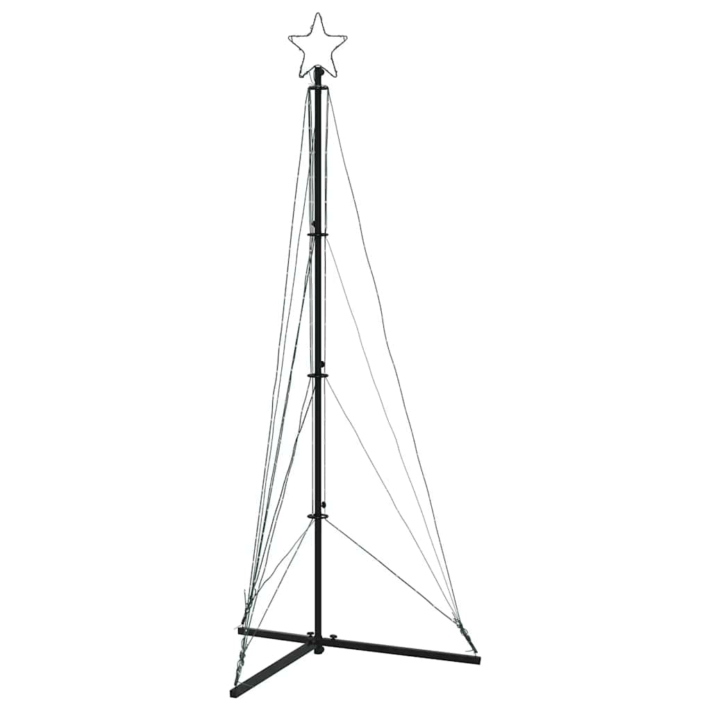 LED-juletræ 363 LED'er 182 cm varmt hvidt lys