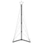 LED-juletræ 363 LED'er 182 cm varmt hvidt lys