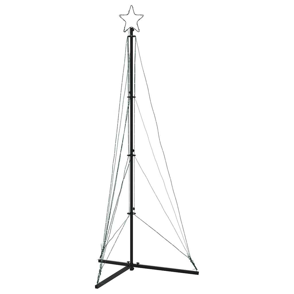 LED-juletræ 363 LED'er 182 cm blåt lys