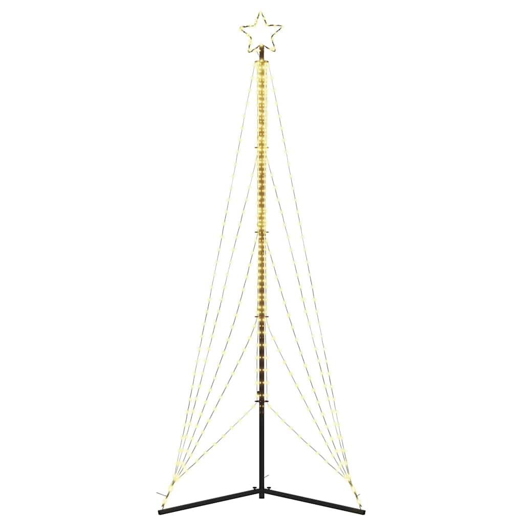 LED-juletræ 525 LED'er 302 cm varmt hvidt lys
