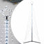 LED-juletræ 525 LED'er 302 cm koldt hvidt lys