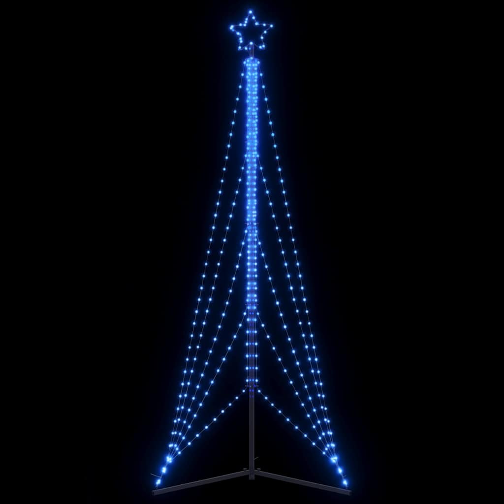 LED-juletræ 525 LED'er 302 cm blåt lys