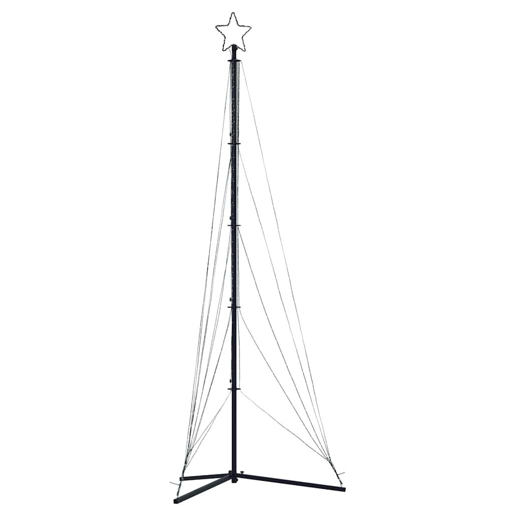 LED-juletræ 525 LED'er 302 cm farverigt lys