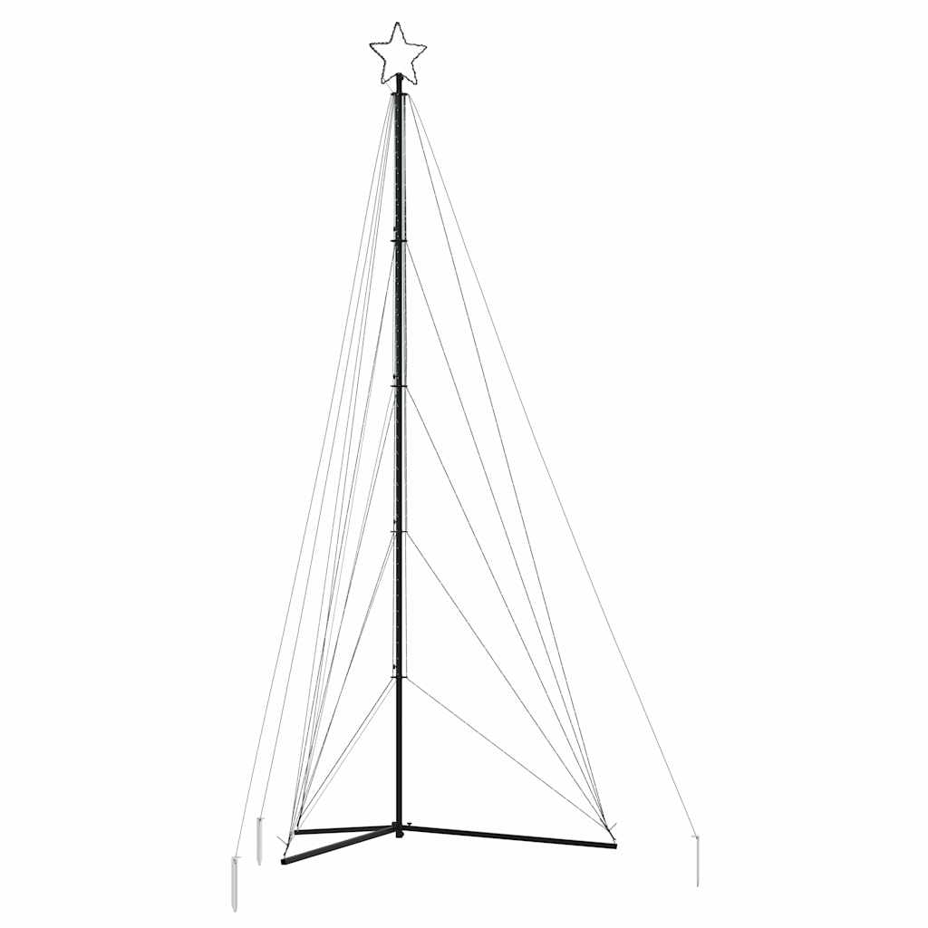 LED-juletræ 615 LED'er 404,5 cm blåt lys