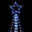 LED-juletræ 615 LED'er 404,5 cm blåt lys