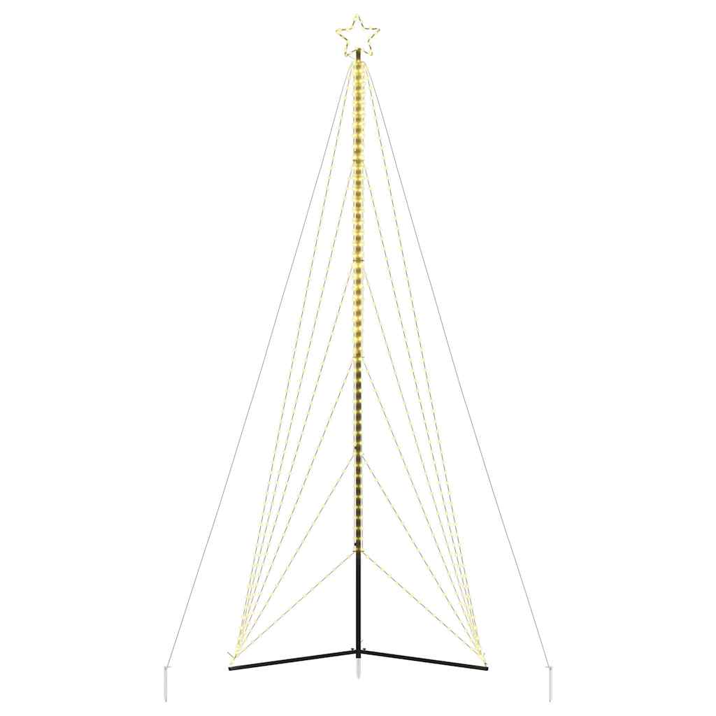 LED-juletræ 861 LED'er 478 cm varmt hvidt lys