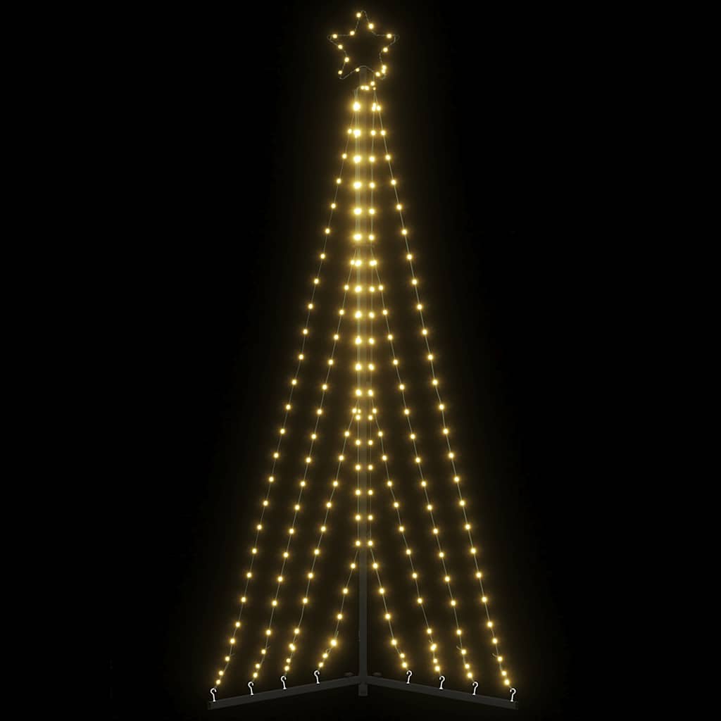 LED-juletræ 339 LED'er 187 cm varmt hvidt lys