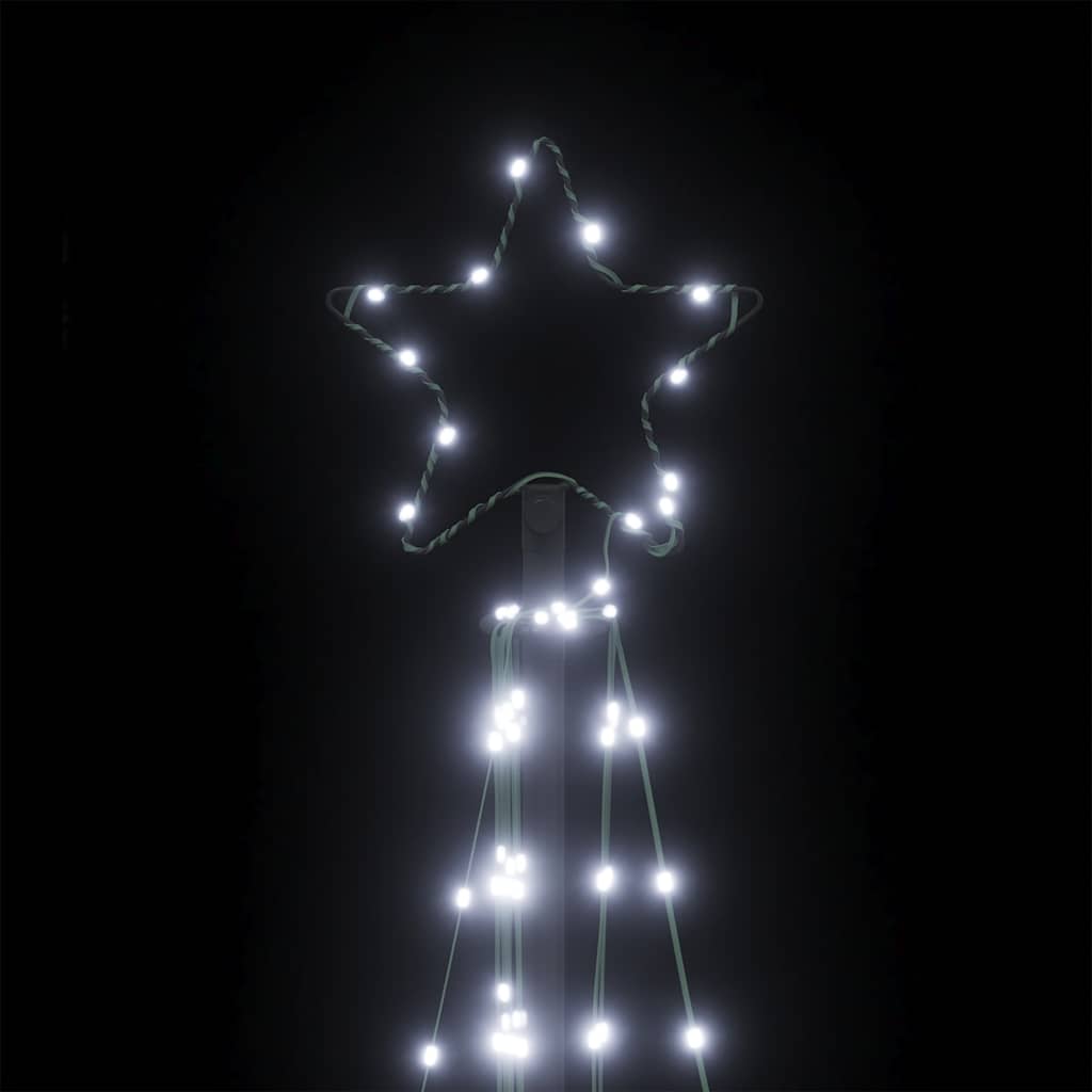 LED-juletræ 339 LED'er 187 cm koldt hvidt lys