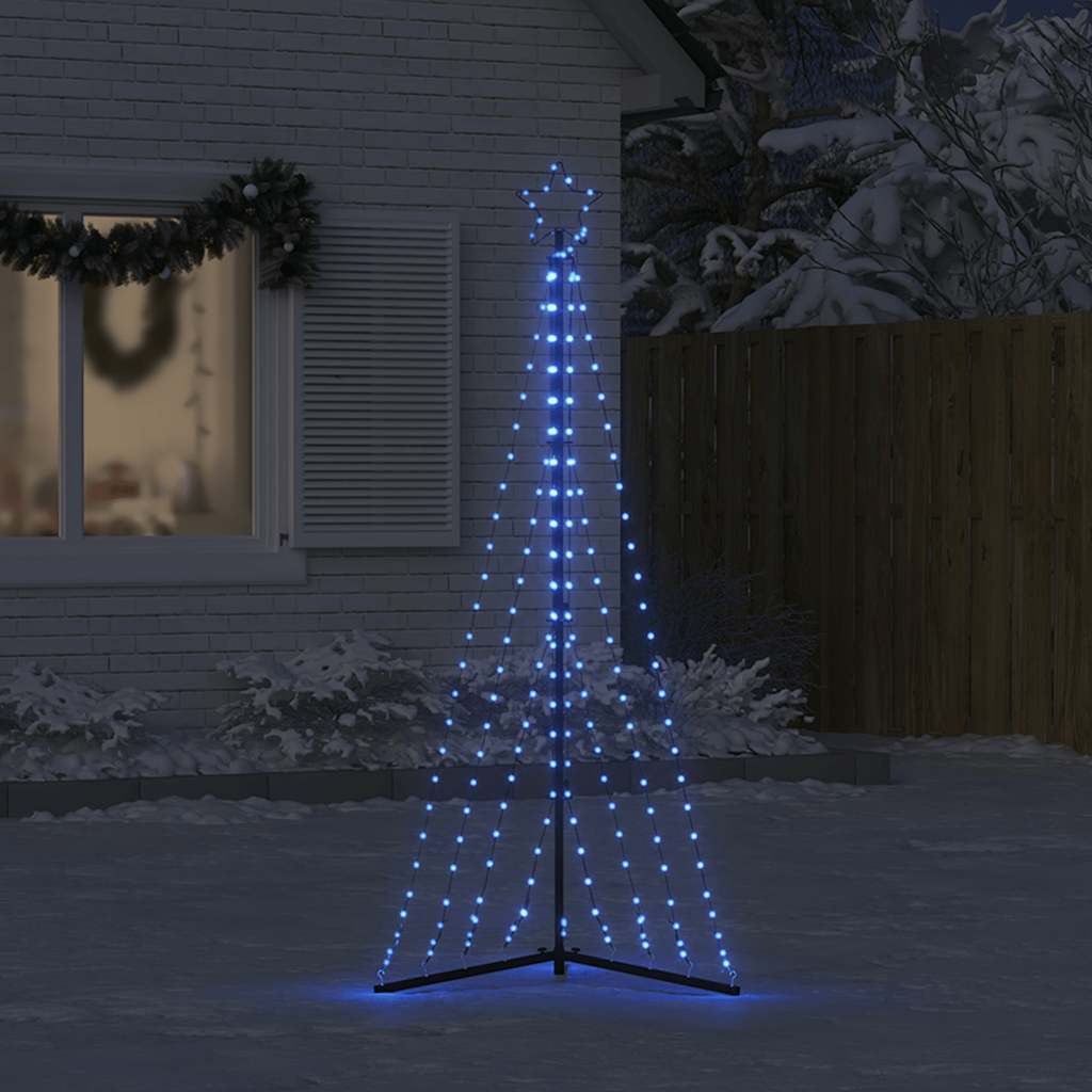 LED-juletræ 339 LED'er 187 cm koldt hvidt lys