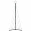 LED-juletræ 339 LED'er 187 cm koldt hvidt lys