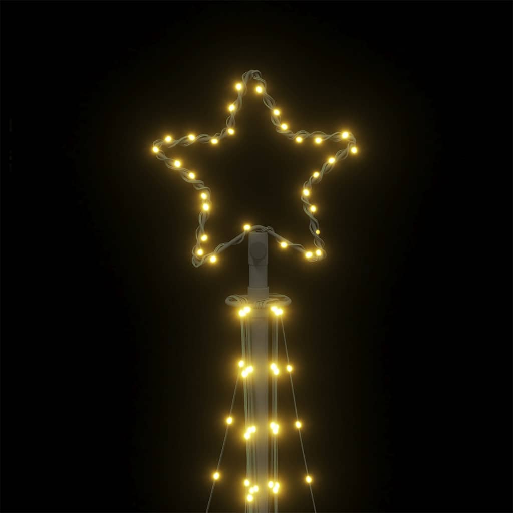 LED-juletræ 447 LED'er 250 cm varmt hvidt lys