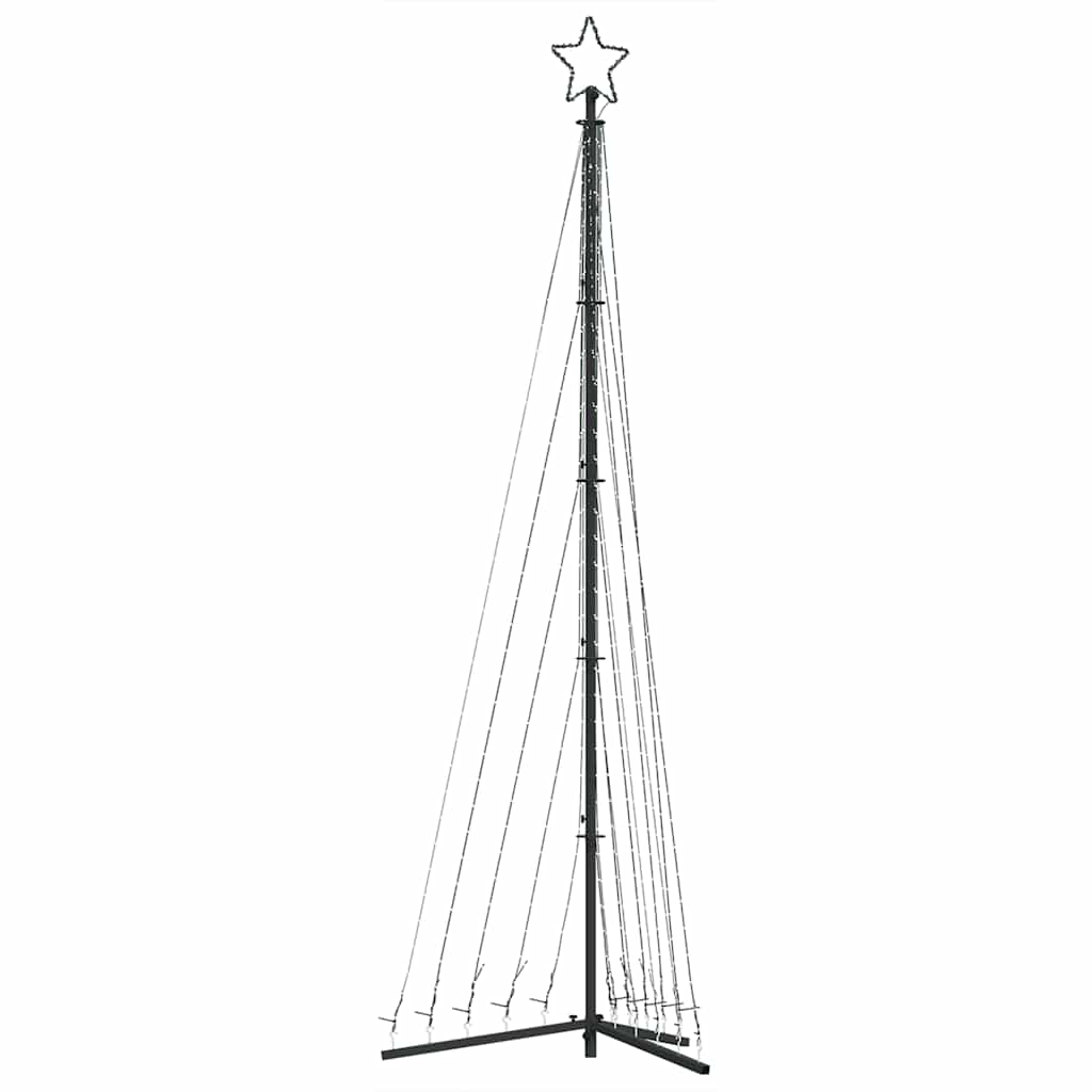 LED-juletræ 495 LED'er 300,5 cm varmt hvidt lys