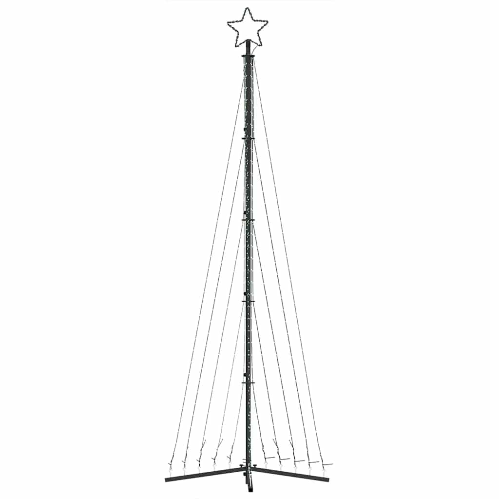 LED-juletræ 495 LED'er 300,5 cm varmt hvidt lys