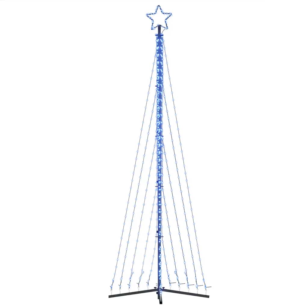 LED-juletræ 495 LED'er 300,5 cm blåt lys