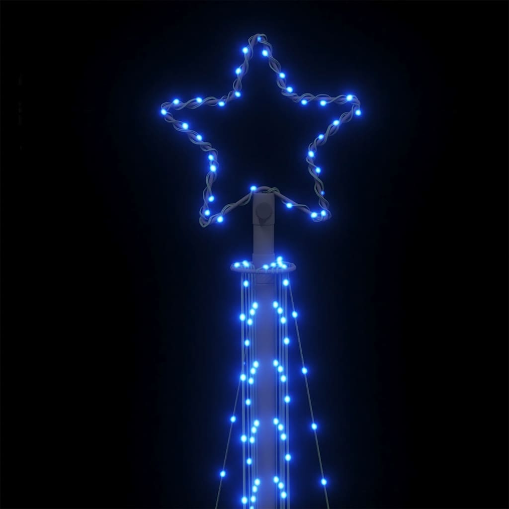LED-juletræ 495 LED'er 300,5 cm blåt lys