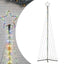 LED-juletræ 495 LED'er 300,5 cm farverigt lys