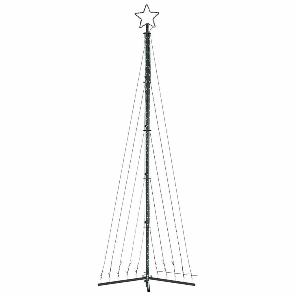 LED-juletræ 495 LED'er 300,5 cm farverigt lys