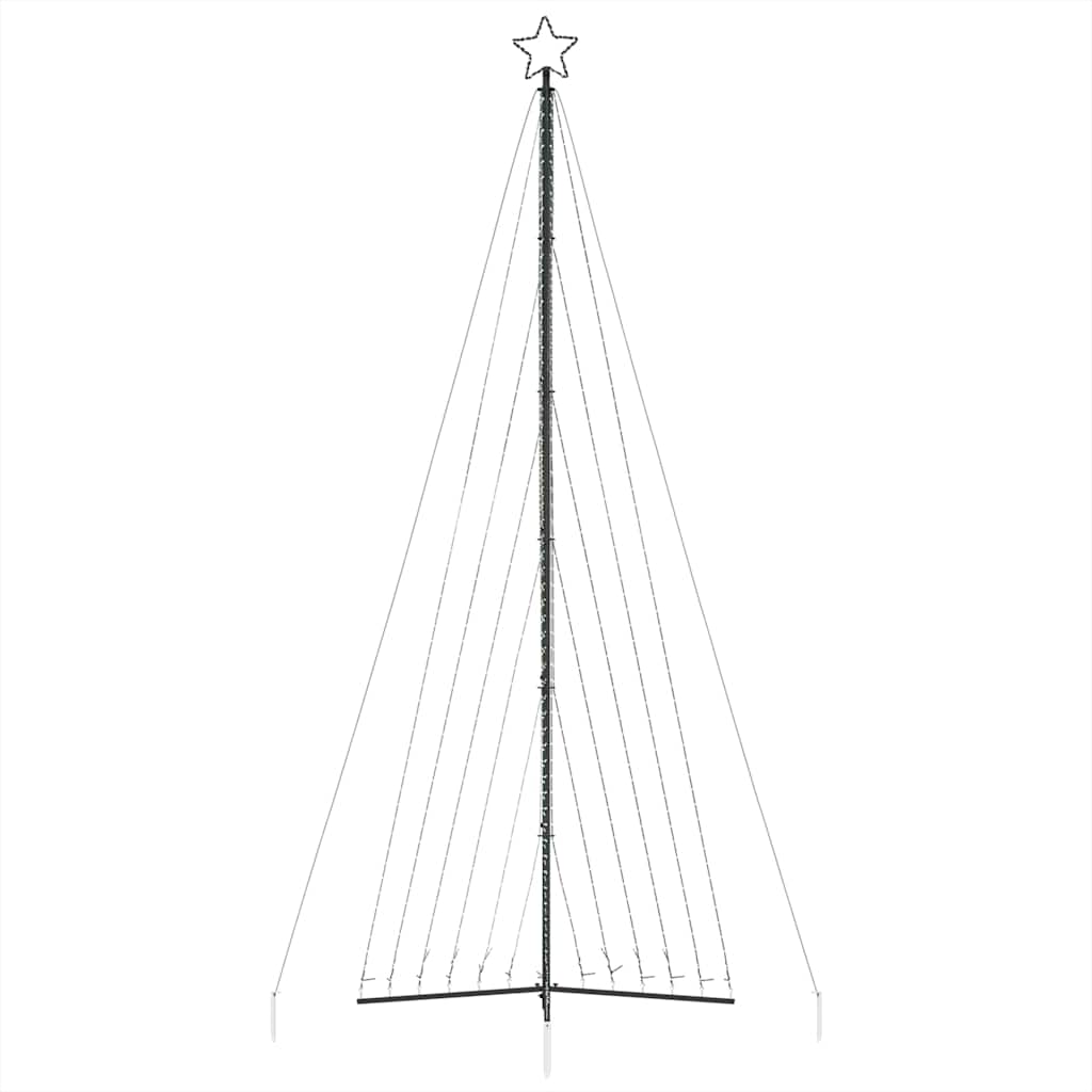 LED-juletræ 789 LED'er 476 cm varmt hvidt lys