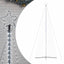 LED-juletræ 789 LED'er 476 cm koldt hvidt lys