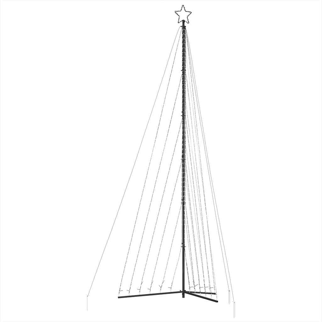 LED-juletræ 789 LED'er 476 cm koldt hvidt lys