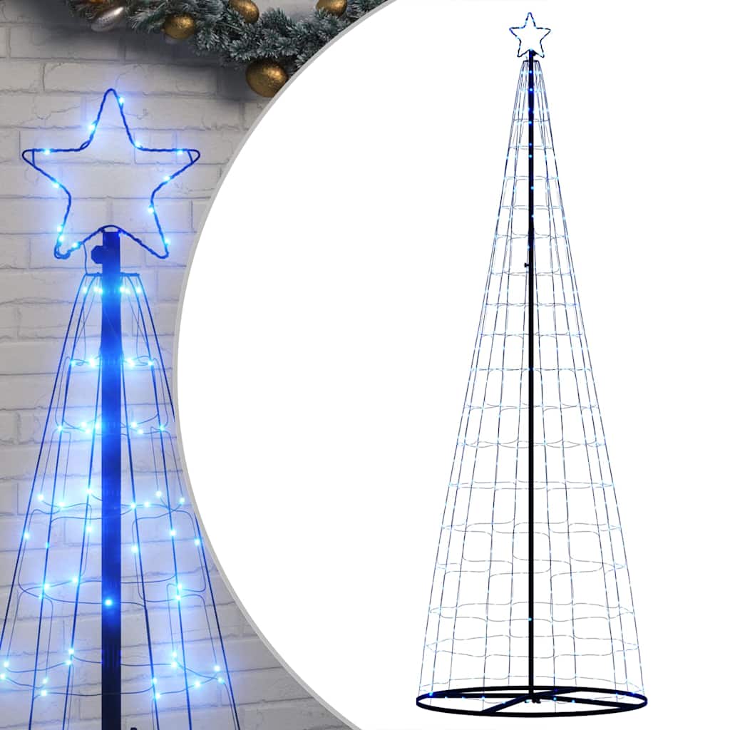 LED-juletræ 550 LED'er 300 cm blåt lys