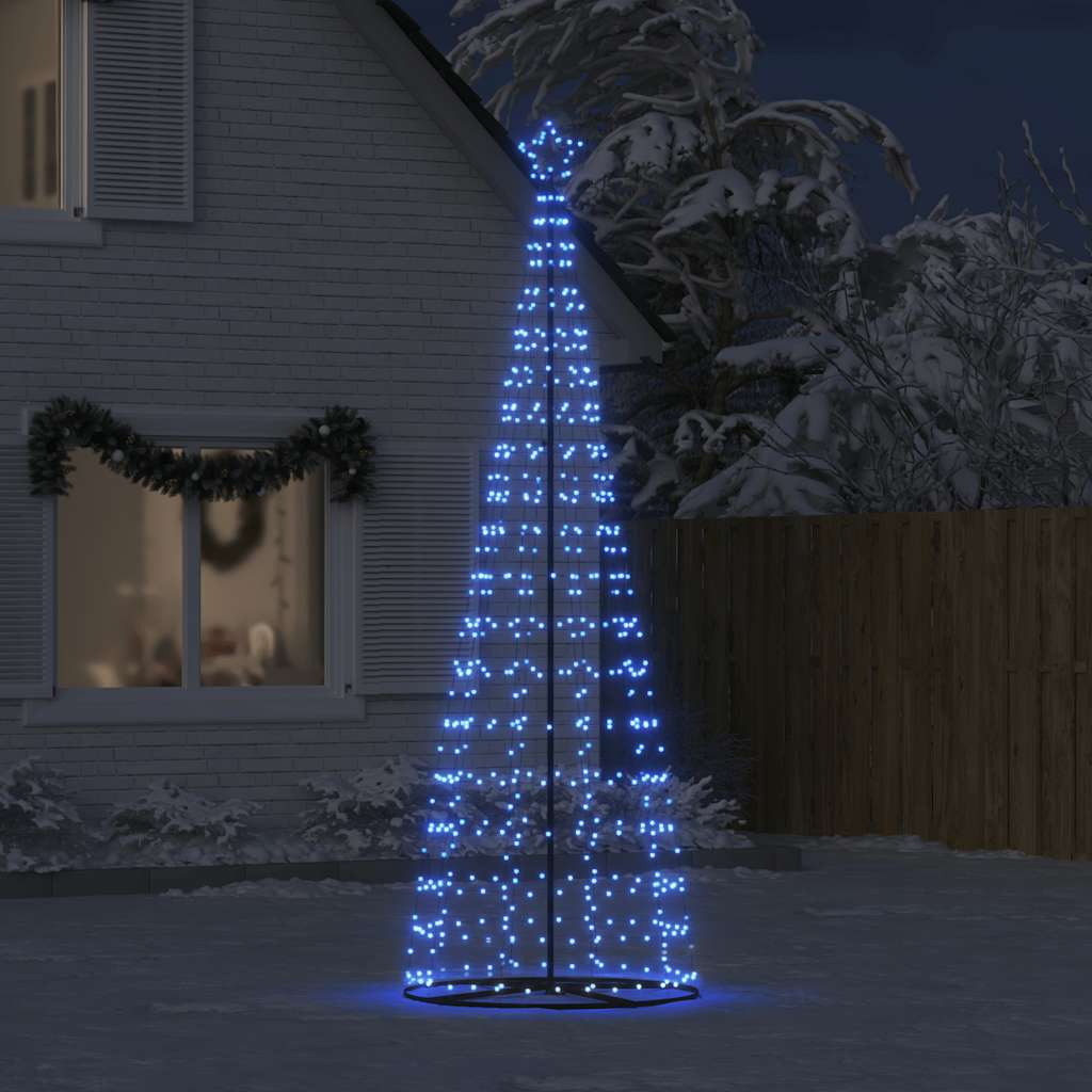 LED-juletræ 550 LED'er 300 cm blåt lys