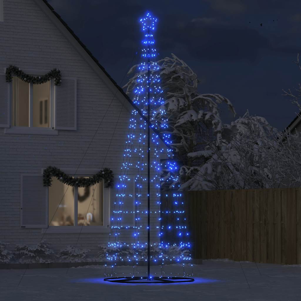 LED-juletræ 1534 LED'er 500 cm blåt lys