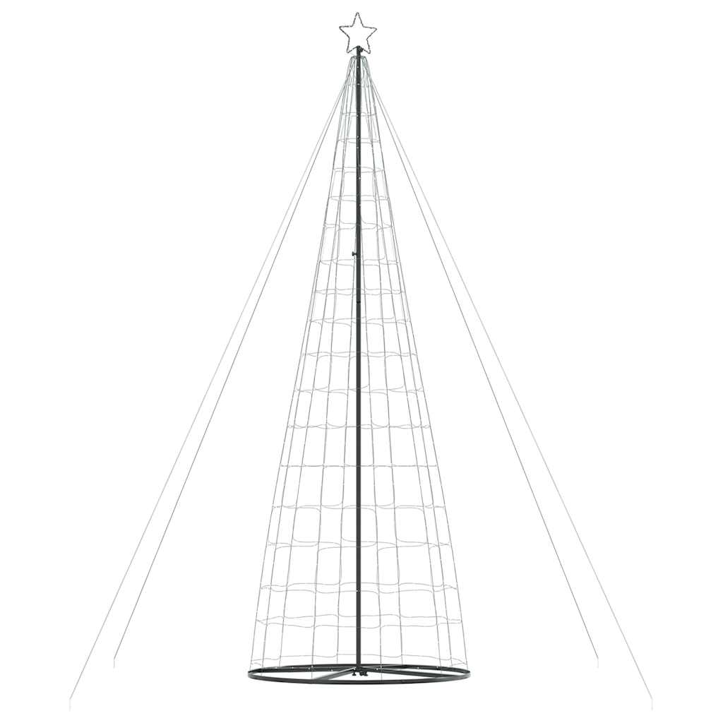 LED-juletræ 1534 LED'er 500 cm blåt lys