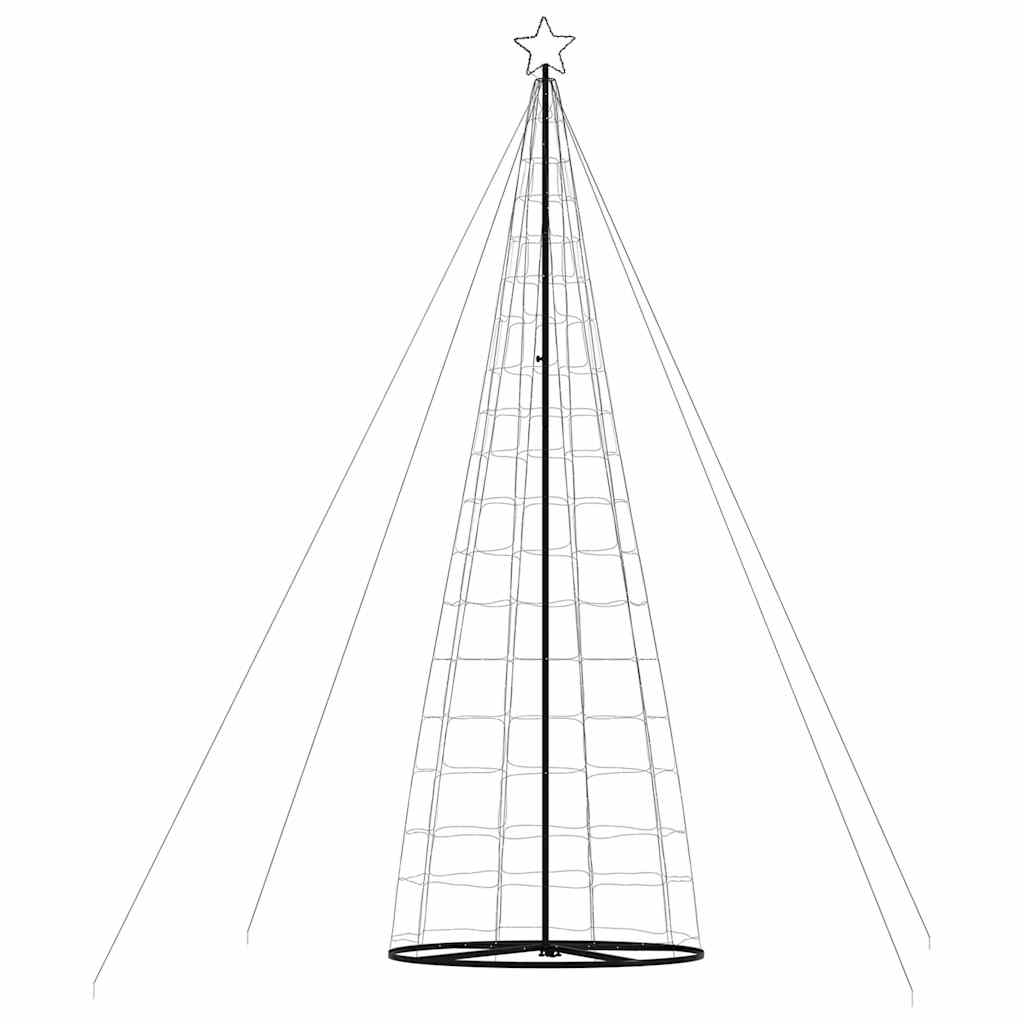 LED-juletræ 1534 LED'er 500 cm blåt lys